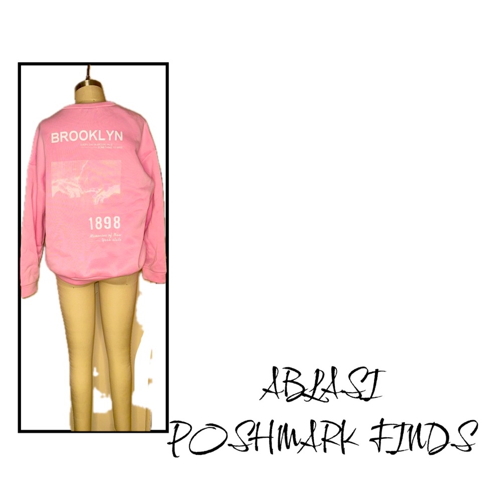 Pink 1898 New York State Sweatshirt